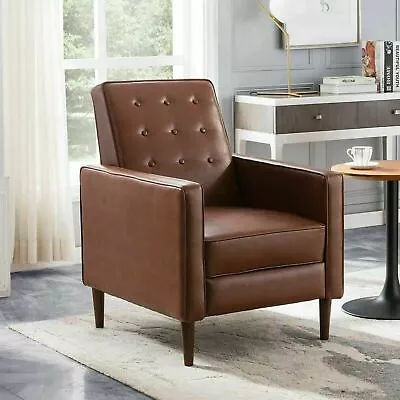 Mason Mid-Century Modern Button Tufted Recliner • $314.45