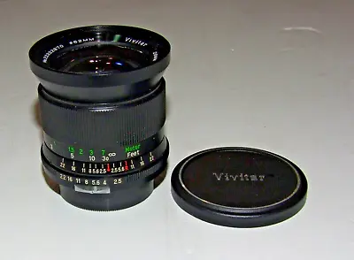 Vivitar 28mm F/2.5 Auto Wide Angle Lens For Nikon • $34.99