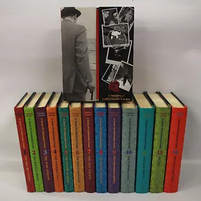 LEMONY SNICKET A Series Of Unfortunate Events: Books 1-13 + Autobiography - EHB • £24.99