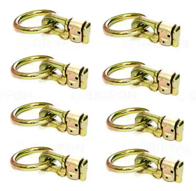 GRIPON (Pack Of 8) Aluminum L Track Double Stud Fitting With O-Ring Tie Down  • $32.96