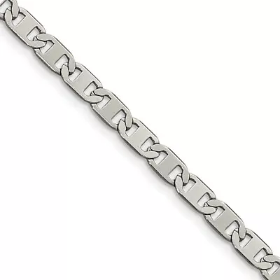 5mm Stainless Steel Flat Anchor Chain Necklace • $56.98