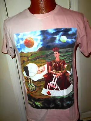 Self Portrait Frida Kahlo Tree Of Hope Men's Medium 2 Tone Peach T-Shirt. • $0.99