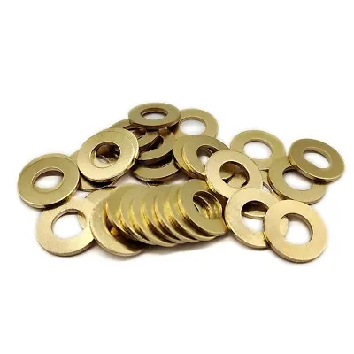 £25.85 • Buy Form A Washers Flat Solid Brass Din 125a M2 M2.5 M3 M4 M5 M6 M8 M10 M12 M16