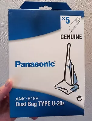 Panasonic Vacuum Cleaner Paper Dust Bags Type U-20E Pack Of 5 • £6.50