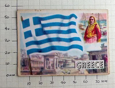 £0.99 • Buy A&BC Chewing Gum Cards “Flags Of The World” Circa 1960 - Card No.13 - Greece