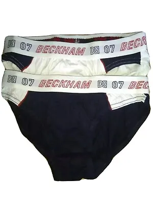 Boys David Beckham 07 M&S Briefs Pants Age 9-10 Pack Of 2 • £9.99