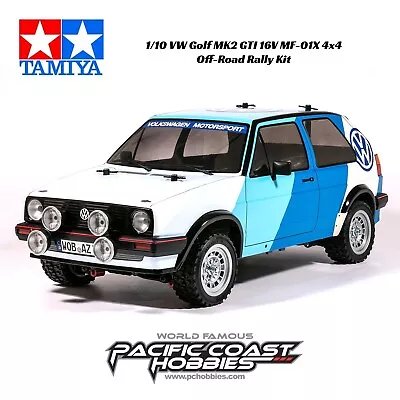 Tamiya 1/10 VW Golf MK2 GTI 16V MF-01X 4x4 Off-Road Rally Kit TAM58714A • $159.99