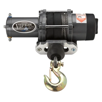 $311.99 • Buy VIPER Elite 5000lb ATV/UTV Winch Kit 40 Feet BLACK AmSteel-BLUE Synthetic Rope