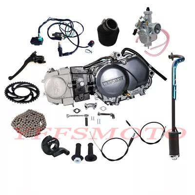Complete Lifan 125cc Engine Motor Manual For Honda Z50 CT70 CT110 CL70 ATC70 CRF • $589.17