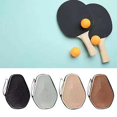 Table Tennis Paddle Case Lightweight Table Tennis Racket Storage Bag Waterproof • £10.85