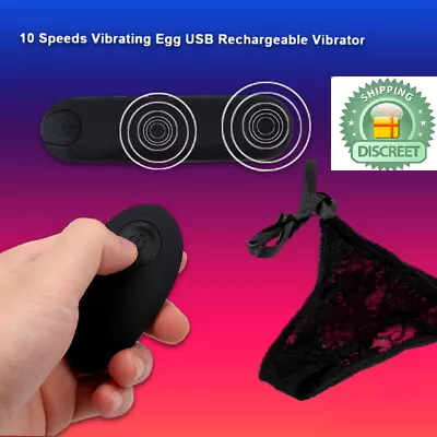 Vibrating Panties Wearable Vibrator Bullet Egg Clit Women Remote Control Sex Toy • $32.95