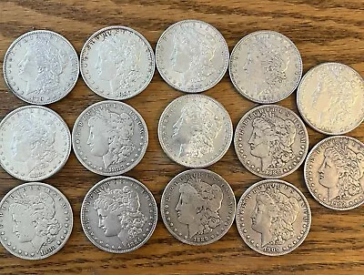 14 Morgan Silver Dollars 1879-1902 Set • $500