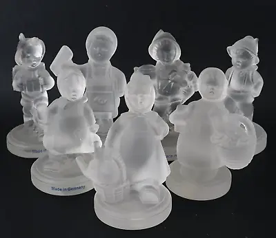Goebel M J Hummel Crystal Collection 3-1/2  Figurines 1992 Lot Of 7 • $165