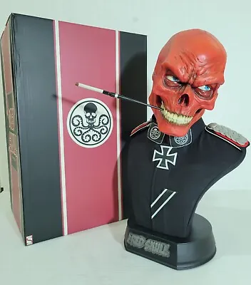 RED SKULL Life-Size Bust By Sideshow Collectibles (Marvel / Captain America) • $899.99