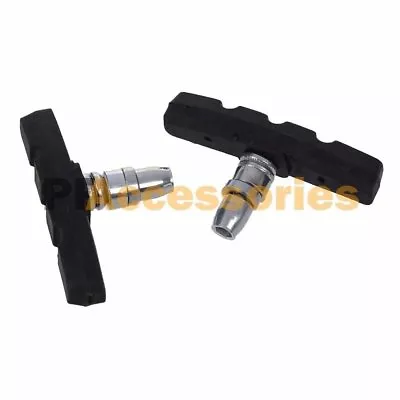 A Pair High Grade Cycling Bicycle Bike V Brake Pads 70mm Shoes Pads Black • $5.50