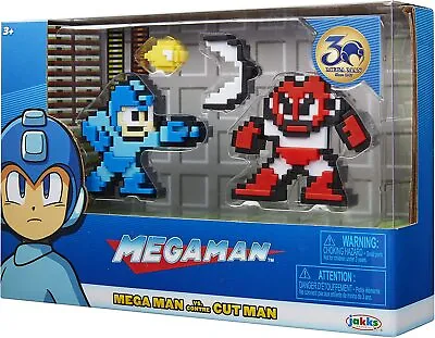 Megaman 34175 MegaMan Classic 8-Bit Figure Mega Man Vs. Cut Man Collectible • £10.39