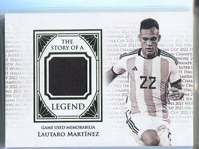 2023-24 Futera Unique Lautaro Martinez The Story Of A Legend Jersey 14/19 • $0.99