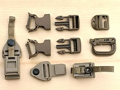 USMC Coyote Buckle Set QR Repair Kit 11 Pc For FILBE Pack Rucksack Hyd. Carrier • $17.11