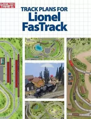 Track Plans For Lionel FasTrack (Paperback) Classic Toy Trains Books • $16.95