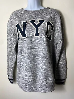 H&M Gray NYC Sweatshirt Pullover For Boys Size 14Y • £13.09