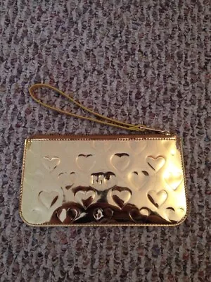 Marc Jacobs Gold Heart Mirror Bag Clutch Wristlet • $59.99