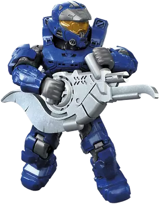 Halo Infinite Series 1 Mega Construx Blue Spartan Mark Vii Mini Figure Maf 12 • $23.24