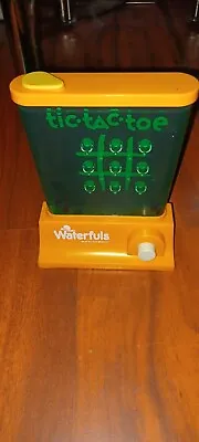 $39.99 • Buy Tomy Wonderful Waterfuls Tic Tac Toe Handheld Game 1976 RARE Yellow Free Shippin