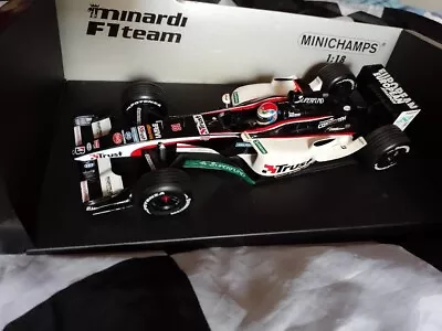  RARE  Limited Edition Minichamps 1:18 Minardi-Cosworth PS03 Justin Wilson 2003 • £74.95