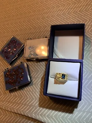 Solid 10k Gold Men’s Ring (Message For Gem Choice) • $780