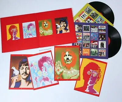Original Pressing The Beatles Richard Avedon Photo Art + Vinyl 2 Lp + Poster Set • $105