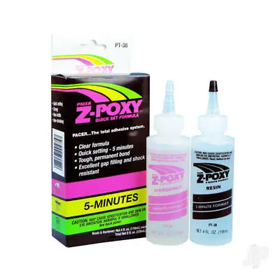 PT38 Z-Poxy 5 Minute Epoxy 8oz (Box Of 6) 5525780 • £89.56