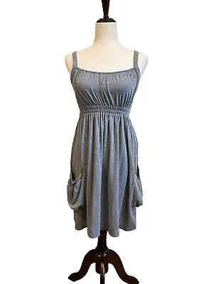 Mossimo Supply Co. Gray Sleeveless Pocket Detail Dress Size Small￼ • $8