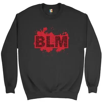 BLM Victim Names Sweatshirt Black Lives Matter Anti Police Brutality Crewneck • $34.95