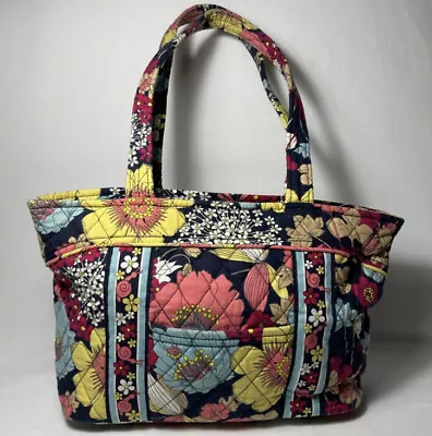 Vera Bradley Happy Snail Shoulder Floral Pattern Bag Purse • $16.98