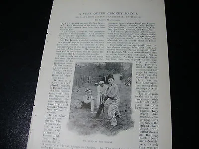 1898 Dan Leno's Xi - A Very Queer Cricket Match ~ Article & Photos • £4.99