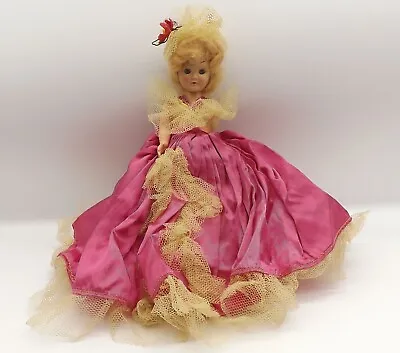 Vintage 1950s A&H Marcie Doll Tagged Pink Dress Needs Restringing Doll 7  • $5