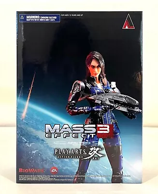 MASS EFFECT 3 Play Arts Kai Action Figure Ashley Williams Square-Enix • $95