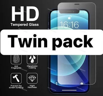 IPhoneTempered Glass Screen Protector For 15 14 13 12 11 Pro Max Mini XS XR Plus • £3.94