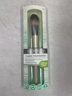 EcoTools Classic Foundation Makeup Brush For Liquid & Cream Foundation Streak • $7.99