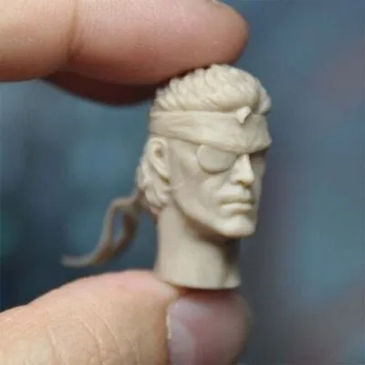1/12 Head Sculpt Old Snake Metal Gear Solid Boss Fit SHF 6  Action Figure Body • $15.99