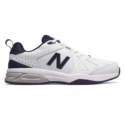 New Balance | Mens 624 V5 2e-wide Cross-trainer Walking Shoes (white/navy) • $139.99