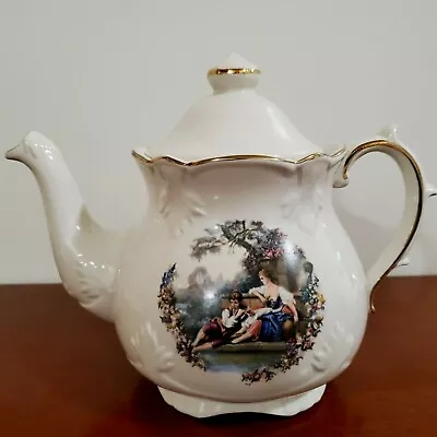 Vintage Price Kensington England Teapot June P & K Woman & Child • £28.34