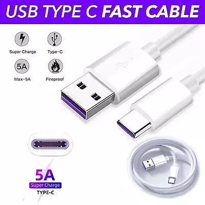 For Samsung Galaxy Tab A A8 S8 Tablet Type-C Fast Charging Sync Charger Cable • £3.29