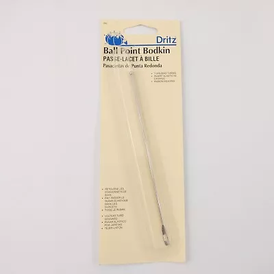 Vintage Dritz BALL POINT BODKIN Brand New In Package 1998 • $14.99