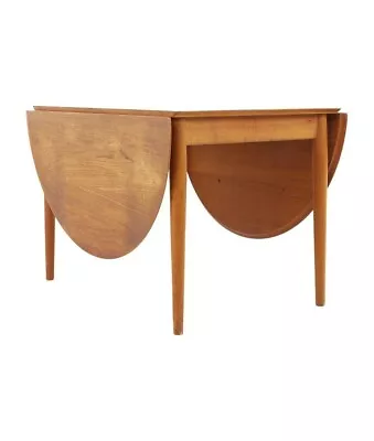 Arne Vodder For Sibast Mid Century Danish Teak Drop Leaf Expanding Dining Table • $5295