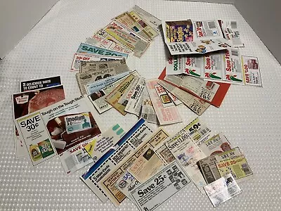 Vintage Lot Of Grocery/Restaurant Coupons Expired & Non-expired Nostalgia Props • $12.99