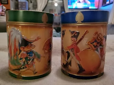 Vintage Lot Of Two Lambertz German Musical Christmas Tins Wind Up Songs - Works! • $32