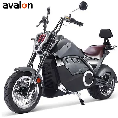 Fat Tire Scooter - 3000W Electric Moped For Adults - Electric Motorcycle 43 MPH • $4278