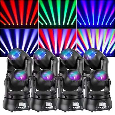 MINI LED Moving Head Light DMX RGBW LED DJ Disco Club Party Beam Spot Lighting • $68.99