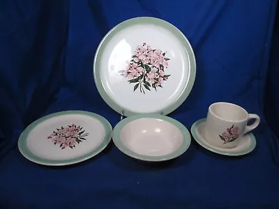 PRR Pennsylvania Railroad Dining Car Mountain Laurel 5 Piece Place Setting • $49.99